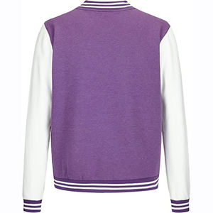 Chaqueta Varsity Estilosa, Chaqueta Universitaria de Béisbol a la Moda, Chaqueta de Invierno Varsity Transpirable con Mangas de Cuero - Product Image 3