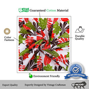 Chemin de table imprimé simple 100 % coton, qualité supérieure, écologique, réutilisable, décoration de table en tissu pour les dîners, les fêtes et les événements - Product Image 4