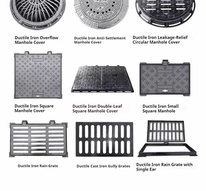 ฝาปิดท่อระบายน้ำสำหรับใช้ในระบบประปาและระบบระบายน้ำเสียบนถนนที่มีการจราจรหนัก - Product Image 2