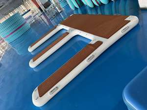 Plate-forme de ponton gonflable de quai flottant de bonne qualité pour le <span class=keywords><strong>jeu</strong></span> d'eau pour le stationnement de bateau de jet ski - Product Image 5