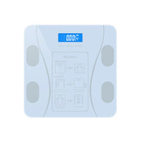 Báscula Digital Inteligente para Medir Grasa Corporal, Báscula de Peso Corporal con Bluetooth para Uso Doméstico, para Cocina y Baño, Venta al Por Mayor