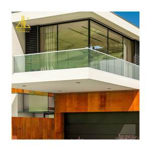 Durable 6063-T5 / 6061-T6 Aluminum <strong>Handrails</strong> for <strong>Outdoor</strong> Staircases: Powder Coating and Wood Grain Treatments - Product Image 5