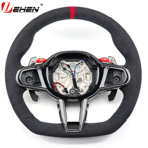 Volante de Fibra de Carbono para BMW Serie 1 2 3 4 5 6 7 8 i3 i4 X3 X4 X5 X6 X7 XM M2 M3 M4 M5 M8 M240i G20 G80 G82 G42 <span class=keywords><strong>G29</strong></span> F90 - Product Image 1