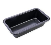 Moule à gâteau rectangulaire en acier au carbone antiadhésif de couleur noire, écologique, 8/10 pouces