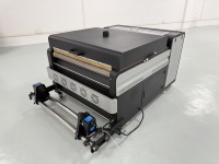 Machine de secouage de poudre DTF 90 cm (35 pouces) grand format à 2 têtes, impression continue, recyclage automatique de la poudre pour Abaya