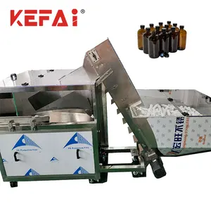 KEFAI Machine de qualité haute vitesse entièrement automatique, Machine de démêlage de bouteilles, Machine rotative de tri de bouteilles en PET, Machine de collecte