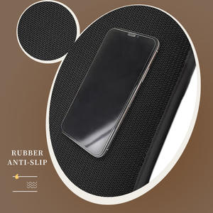 Tapis de cuisine Sharman rectangulaire en bambou et coton avec base en caoutchouc antidérapante, motif géométrique rayé, facile à nettoyer - Product Image 4