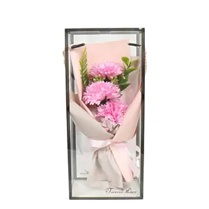 Artificial high quality Carnation Soap Flower Artificial flowers Wholesale artificial flowers for Mother's Day gifts