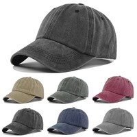 Gorras Personalizadas con Bordado, 100% Algodón Lavado, 6 Paneles, Gorra de Béisbol con Cierre a Presión, Gorra Retro Personalizada para Papá