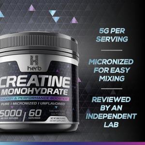 Creatina Monohidrato en Polvo para Deportistas, Favorece el Crecimiento Muscular, la Fuerza y la Función Cognitiva, Compatible con OEM y ODM - Product Image 3