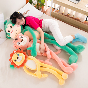 Nuevo Peluche de la Serie Animales de Patas Largas, Almohada de Peluche con Diseño de Mono, León y Tigre, Cojín para Dormir, Decoración para el Hogar y el Dormitorio - Product Image 3