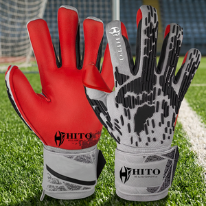Guantes de Portero de Fútbol Profesional, Palma Delantera de Látex Giga de 4 mm, Dorso de Goma Inyectada, Protección para el Pulgar, Diseño Personalizado con Rodillo Negativo - Product Image 5