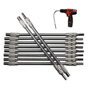 Nanrui Flexible Shaft Extension Tube 200mm 300mm Metal Universal For Electric Drill - Product Image 1