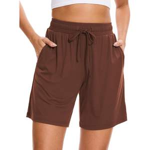 Shorts de pyjama personnalisés pour femmes, doux et confortables, pour l'été, avec cordon de serrage et poches - Product Image 2