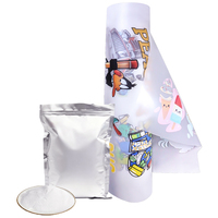 Film de transfert haute température aux couleurs vives, film DTF double mat en rouleau de 60 cm pour l'impression sur vêtements