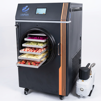 Energiebesparende 6kg kleine vriesdroger voor voedsel, fruit en groenten, sublimatie-lyofilisator, huishoudelijk met vacuümpomp, populaire verkoop