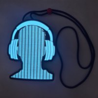 T-shirt à panneaux EL lumineux pour DJ, personnalisable, idéal pour la danse – Nouveauté très prisée