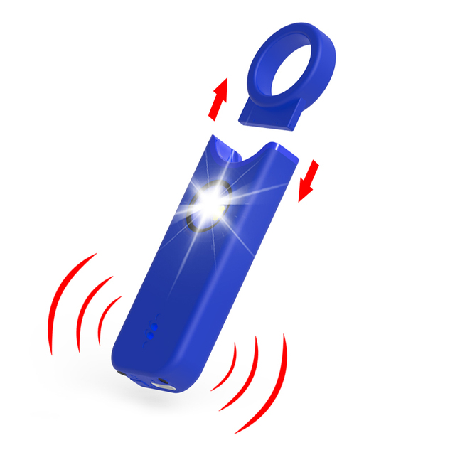 135Db Kids Rechargeable Safety Alarm Defense and Light Security Alarm Keychains With Led Lights Emergency Safety Alarm for Women