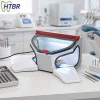 Boîte de dépoussiérage amovible pour laboratoire dentaire et bijouterie, avec accoudoir, pour polissage et sablage dentaire