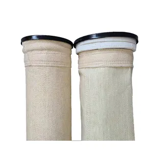 PPS And PTFE Mixture Filter Bag Diameter 160 Length 3m Used In Cement Plant Dust Removal Filter To Match The Filter Bag Cage