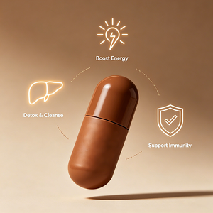 Cápsulas de hígado de res para la piel y el cabello de adultos, marca privada OEM, hierro natural y vitaminas <span class=keywords><strong>B12</strong></span> para energía y apoyo inmunológico, suplemento herbal. - Product Image 3