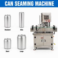 Machine de scellage automatique des boîtes en acier inoxydable de qualité alimentaire pour ligne d'emballage de canettes en aluminium et en fer blanc