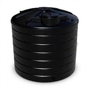 Réservoir de stockage d'eau en plastique noir robuste, cuve sous pression pour pompe, garantie 5 ans+, conteneur pour la récupération des eaux de pluie au sol - Product Image 1