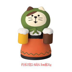 Qingh 2023 Decorazioni di Halloween a Forma di Zucca, Miniature Giapponesi, Accessori Trendy e Regalo, Ornamenti in Resina Zakka - Product Image 6