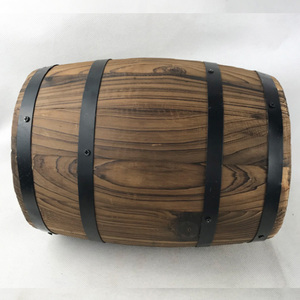 Retro THÙNG GỖ hiển thị cho thanh sử dụng thanh lịch trang trí trống Thùng Thùng - Product Image 5