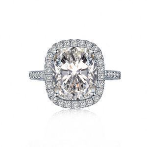 Nouvelles arrivées Dylam, vente chaude, sans MOQ, bagues de mariage pour femmes de luxe de haute qualité avec pierres CZ 8A, bagues en argent sterling S925, bijoux - Product Image 1