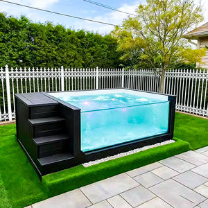 Piscina Prefabricada de Fibra de Vidrio de 12 pies para Niños, Piscina Elevada de Lujo para Nadar al Aire Libre - Product Image 1