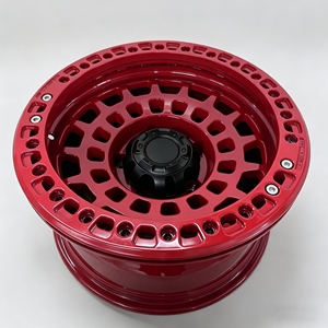 ล้อรถบรรทุกแบบขอบลึกสีแดงเงา ขนาด 18 19 20 21 22 นิ้ว 5x114.3 5x120 5x112 สำหรับล้อฟอร์จ - Product Image 2