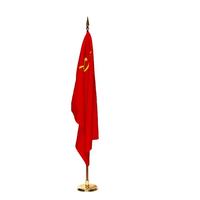 Mini Bandera de Escritorio Personalizada de Poliéster con Base de Madera, Duradera, Ecológica, Decoración para Festivales Internacionales