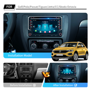 Vente chaude Android 14 sans fil <span class=keywords><strong>Carplay</strong></span> 4Glte Gps RDS Radio DSP bluetooth VW Lecteur DVD universel de voiture Android - Product Image 2