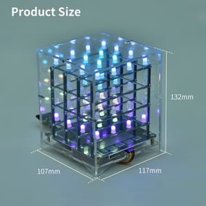 Keyestudio 4x4x4 RGB LED مكعب مجموعة بداية إلكترونية لبرمجة اردوينو - Product Image 6