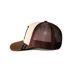 2026 5-Panel Baumwoll-Mesh Trucker Caps mit Front-Label-<span class=keywords><strong>Patch</strong></span>-Logo und hinten Mesh, gebogener Schirm, strukturierte Kappen, günstiger Preis, amerikanisch - Product Image 2