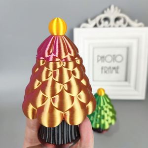 Ornement de sapin de Noël populaire en forme d'épée rétractable en verre imprimée en 3D, échelle 1/12, jouet créatif en forme d'épée de Noël, cadeau - Product Image 3