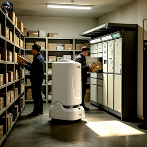 <span class=keywords><strong>Robot</strong></span> de livraison léger FlashBot Lite |   Support en aluminium aéronautique pour <span class=keywords><strong>robot</strong></span> de livraison de colis à faible bruit pour bureaux et appartements - Product Image 6