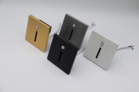 Applique murale encastrée à LED, imperméable conforme à la norme IP65, éclairage d'intérieur et d'extérieur moderne, 3W