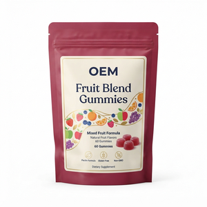 เยลลี่ผลไม้รวมเบอร์รี่ OEM ODM บรรจุ 60 ชิ้น ขายส่ง รับผลิตแบรนด์ส่วนตัว - Product Image 1