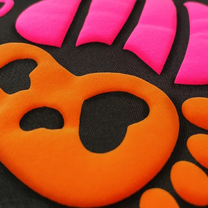 3D Puff Glow in the Dark Heat Transfer <strong>Vinyl</strong> Luminous <strong>Fluorescent</strong> <strong>Color</strong> HTV Puff <strong>Vinyl</strong> Sheets for Heat Press T Shirt - Product Image 2