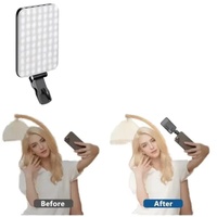 Éclairage LED portable avec température de couleur réglable (3000-7000K) pour les appels vidéo, les réunions et la photographie