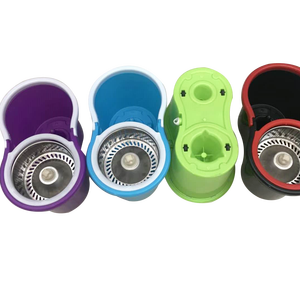 Microfibre 360 ° Spinning Mop Seau Presse à main Sèche-linge domestique Essorage à économie de travail pour sols - Product Image 2