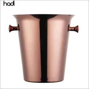 5L rond de luxe cerf en acier inoxydable seau à glace ventre refroidisseur pinces hôtel restauration équipement pour boîtes de nuit et bars - Product Image 5
