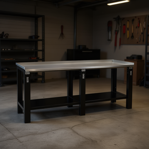 Banc de travail 506 Th avec boîte à outils, plateau en acier de 72 pouces avec étagère, rangement robuste pour garage - Product Image 3