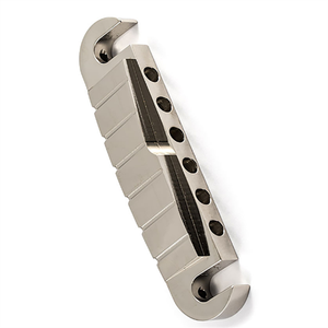 Puente para Guitarra Eléctrica de 6 Cuerdas Mecanizado por CNC al por Mayor - Estilo Envolvente Cromado con Diseño de Alta Precisión - Product Image 2