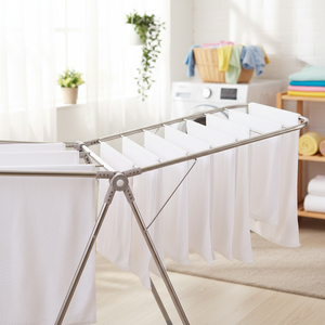 [HOME FRIEND] Étendoir à linge Prime Standard Gullwing léger et robuste avec cadre renforcé et organisation de la lessive soignée - Product Image 3