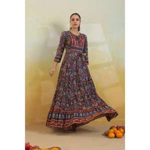 Kurtis en coton pour femmes avec broderie et couture artisanale de style indien en vente en ligne pour femmes - Product Image 1