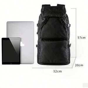 2025 Trending Unisex Large Waterproof Polyester Daypack Custom High Quality Outdoor Travel Laptop Backpack Removable Lid 36-57L - Product Image 6