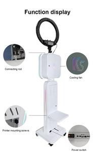 Cabina de Fotos Portátil con Luz RGB, Software Gratuito, Pantalla LCD de 29 Pulgadas, iPad, Máquina de Fotomatón DSLR - Product Image 3